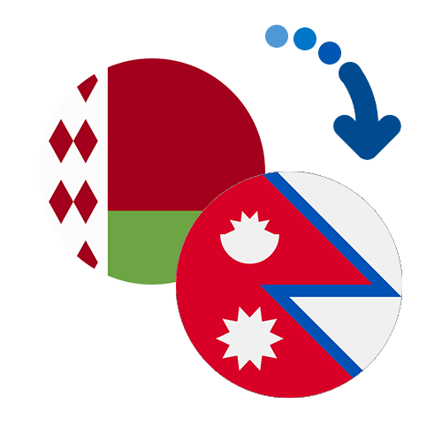 Wie kann man online Geld von Belarus nach Nepal senden?
