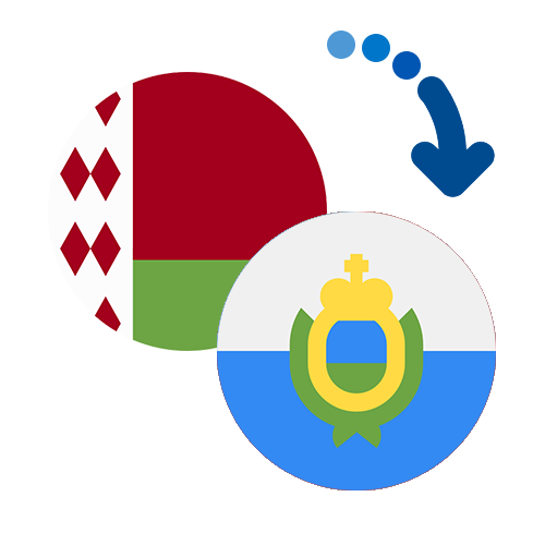 ¿Cómo mandar dinero de Bielorrusia a San Marino?