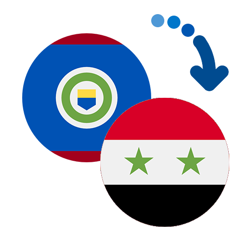 Jak wysłać pieniądze z Belize do Syrii online?