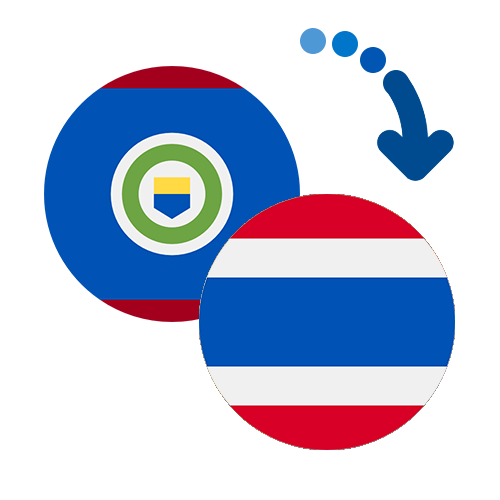 Wie kann man online Geld von Belize nach Thailand senden?