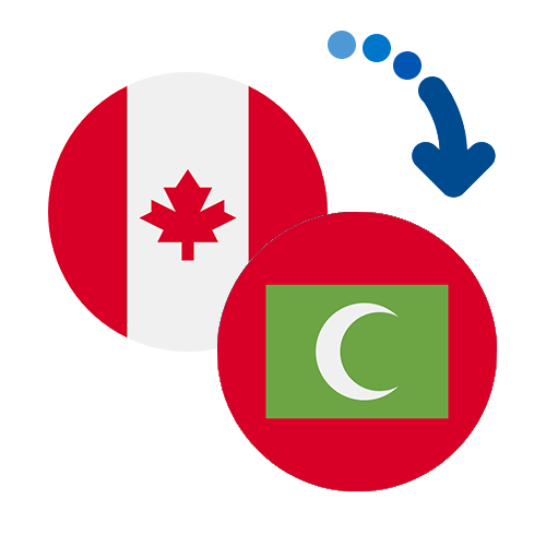 Wie kann man online Geld von Kanada auf die Malediven senden?
