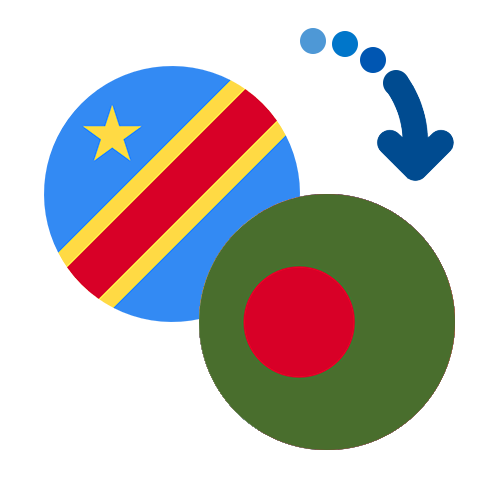 Wie kann man online Geld von Kongo nach Bangladesch senden?