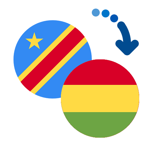 Wie kann man online Geld von Kongo nach Bolivien senden?