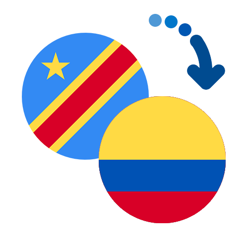 Jak wysłać pieniądze z Demokratycznej Republiki Konga do Kolumbii online?
