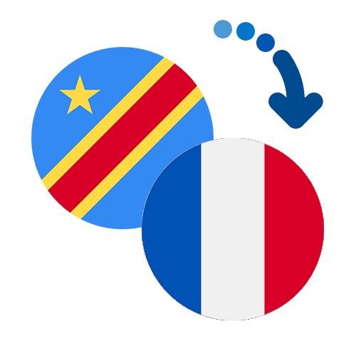 How to send money from Congo to France