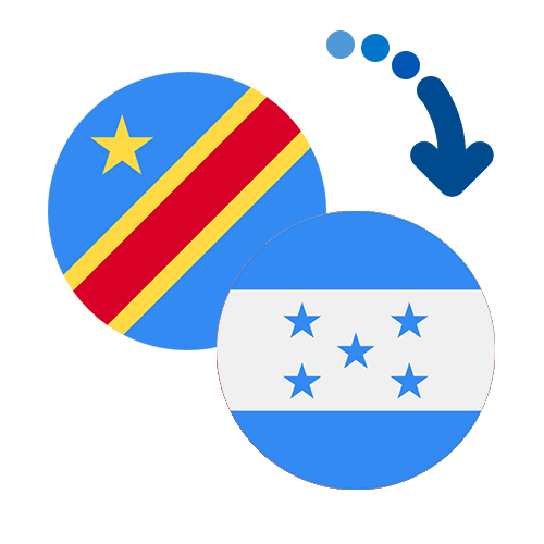 Wie kann man online Geld von Kongo nach Honduras senden?