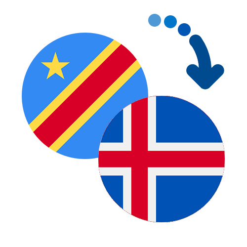 How to send money from Congo to Iceland