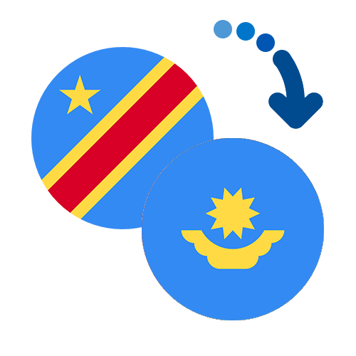 Jak wysłać pieniądze z Demokratycznej Republiki Konga do Kazachstanu online?
