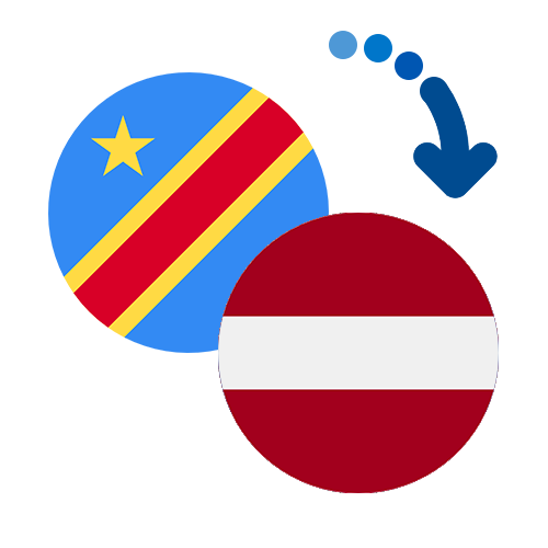 Jak wysłać pieniądze z Demokratycznej Republiki Konga na Łotwę online?