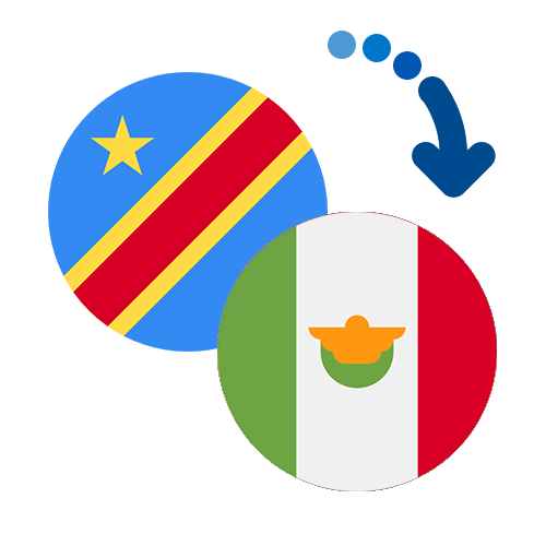 Wie kann man online Geld von Kongo nach Mexiko senden?