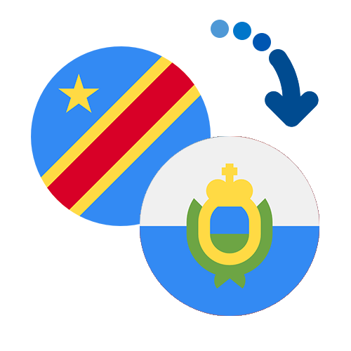 Wie kann man online Geld von Kongo nach San Marino senden?