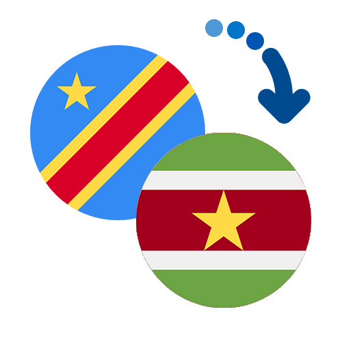 ¿Cómo mandar dinero de el Congo a Surinam?