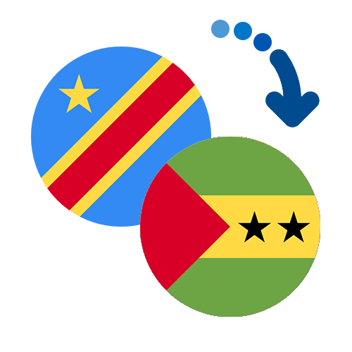 Jak wysłać pieniądze z Demokratycznej Republiki Konga na Wyspy Świętego Tomasza i Książęcą online?