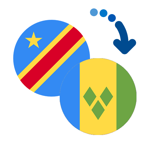 Wie kann man online Geld von Kongo nach St. Vincent und die Grenadinen senden?