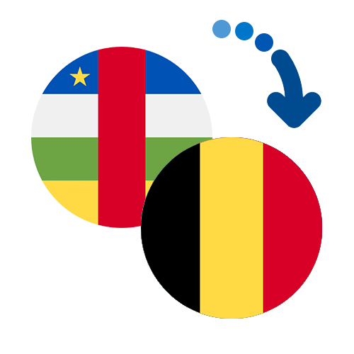 Jak wysłać pieniądze z Republiki Środkowoafrykańskiej do Belgii online?
