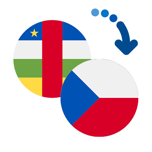 Wie kann man online Geld von der Zentralafrikanischen Republik in die Tschechische Republik senden?