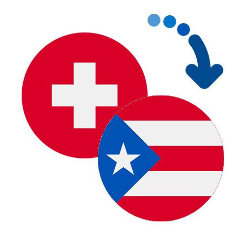 How to send money from Switzerland to Puerto Rico