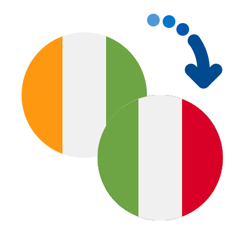 How to send money from the Ivory Coast to Italy