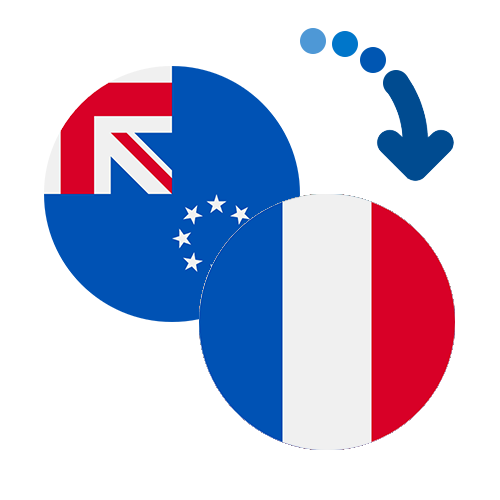 Wie kann man online Geld von den Cookinseln  nach Frankreich senden?