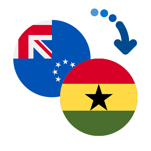 Wie kann man online Geld von den Cookinseln  nach Ghana senden?