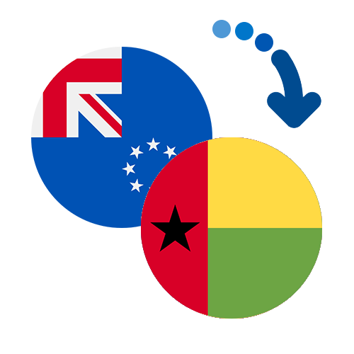 ¿Cómo mandar dinero de las Islas Cook a Guinea-Bissau?