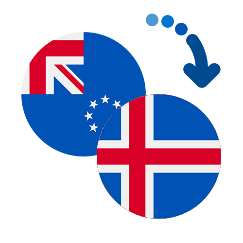 How to send money from the Cook Islands to Iceland