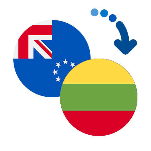 ¿Cómo mandar dinero de las Islas Cook a Lituania?