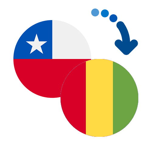 Wie kann man online Geld von Chile nach Guinea senden?