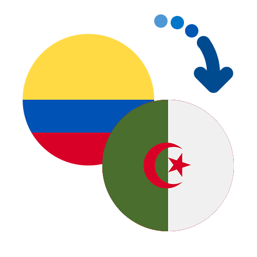 How to send money from Colombia to Algeria