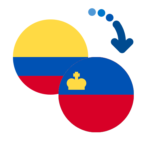 ¿Cómo mandar dinero de Colombia a Liechtenstein?