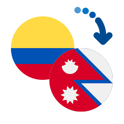 How to send money from Colombia to Nepal
