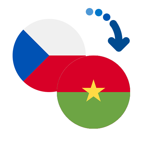 ¿Cómo mandar dinero de la República Checa a Burkina Faso?