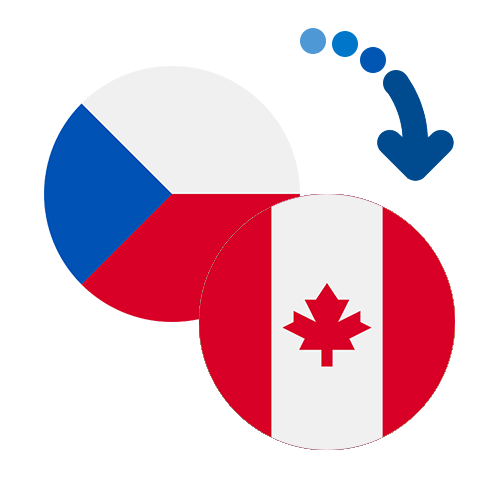 ¿Cómo mandar dinero de la República Checa a Canadá?