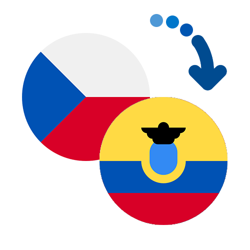 Wie kann man online Geld von der Tschechischen Republik nach Ecuador senden?