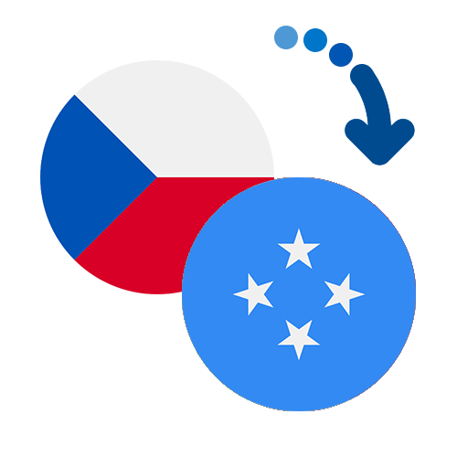 ¿Cómo mandar dinero de la República Checa a Micronesia?