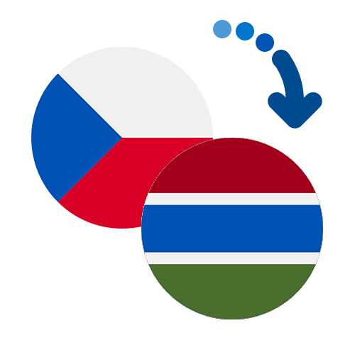 Wie kann man online Geld von der Tschechischen Republik nach Gambia senden?