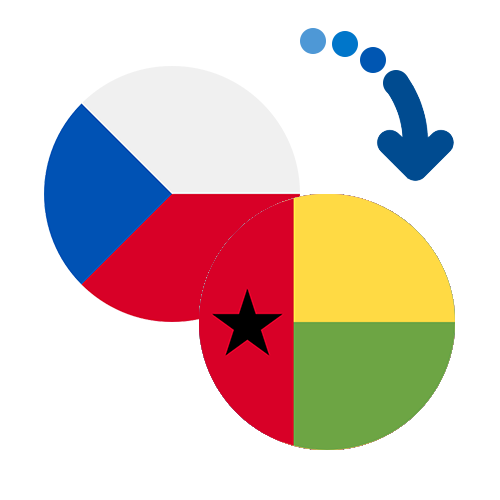 Wie kann man online Geld von der Tschechischen Republik nach Guinea-Bissau senden?