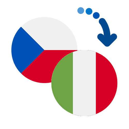 How to send money from the Czech Republic to Italy