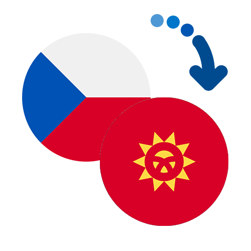 Wie kann man online Geld von der Tschechischen Republik nach Kirgisistan senden?