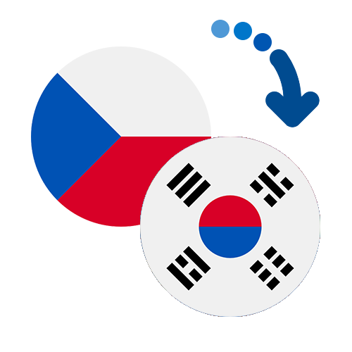 How to send money from the Czech Republic to South Korea