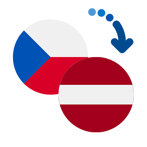How to send money from the Czech Republic to Latvia