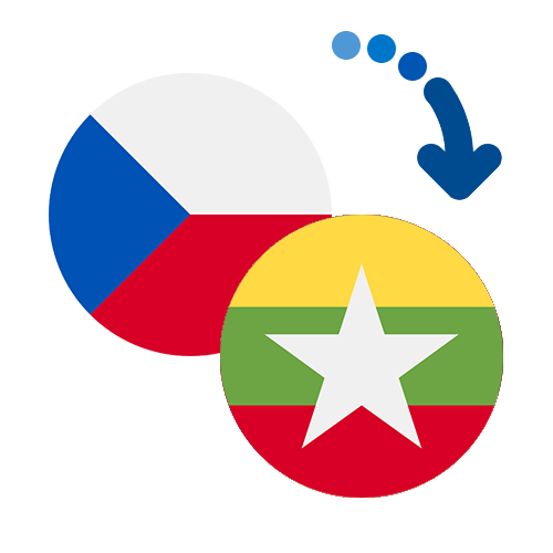 ¿Cómo mandar dinero de la República Checa a Myanmar?