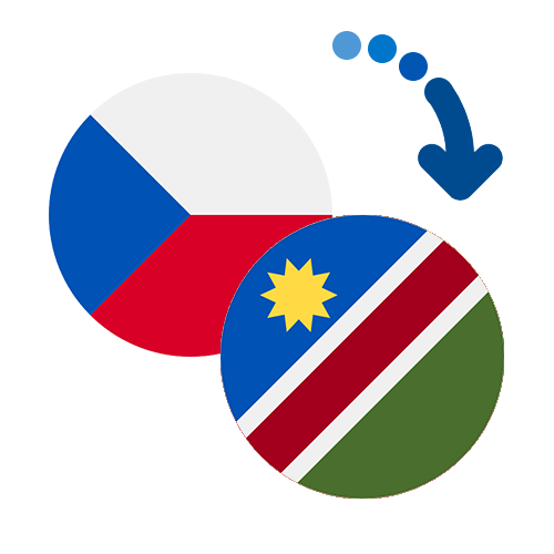 How to send money from the Czech Republic to Namibia