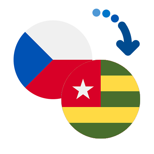 Wie kann man online Geld von der Tschechischen Republik nach Togo senden?