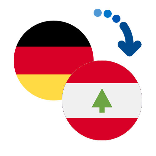 How to send money from Germany to Lebanon