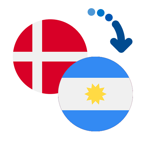 Wie kann man online Geld von Dänemark nach Argentinien senden?