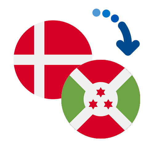 Wie kann man online Geld von Dänemark nach Burundi senden?