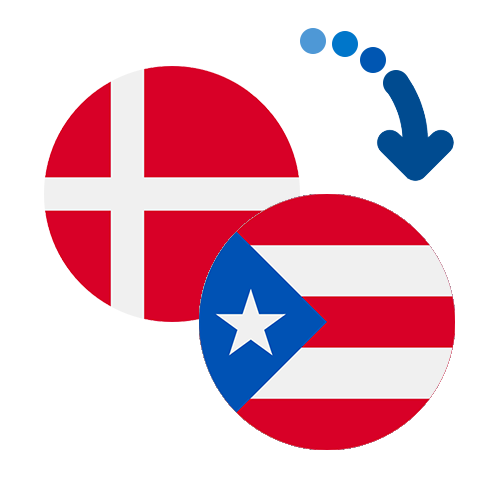 How to send money from Denmark to Puerto Rico