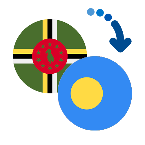 ¿Cómo mandar dinero de Dominica a Palau?