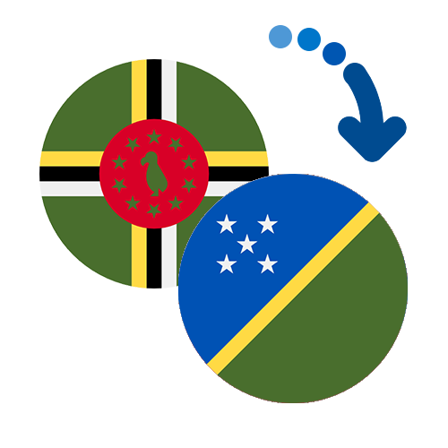 Wie kann man online Geld von Dominica auf die Salomon-Inseln senden?